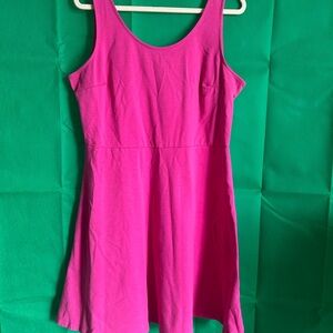 Carmen’s Causal Dress Series - Vibrant Pink Sleeveless Dress